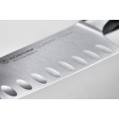 Wüsthof Classic Ikon Santoku japán szakácskés barázdált 17 cm-es pengével és fekete markolattal, díszdobozban