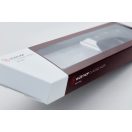 Wüsthof Classic Ikon Santoku japán szakácskés barázdált 17 cm-es pengével és fekete markolattal, díszdobozban