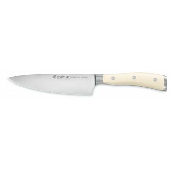  Wüsthof Classic Ikon Creme Szakácskés egyenes élű 16 cm-es pengével, krémszínű markolattal