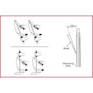 Wüsthof Ikon Fenőacél kör keresztmetszetű, 26 cm-es, grenadilfa markolattal