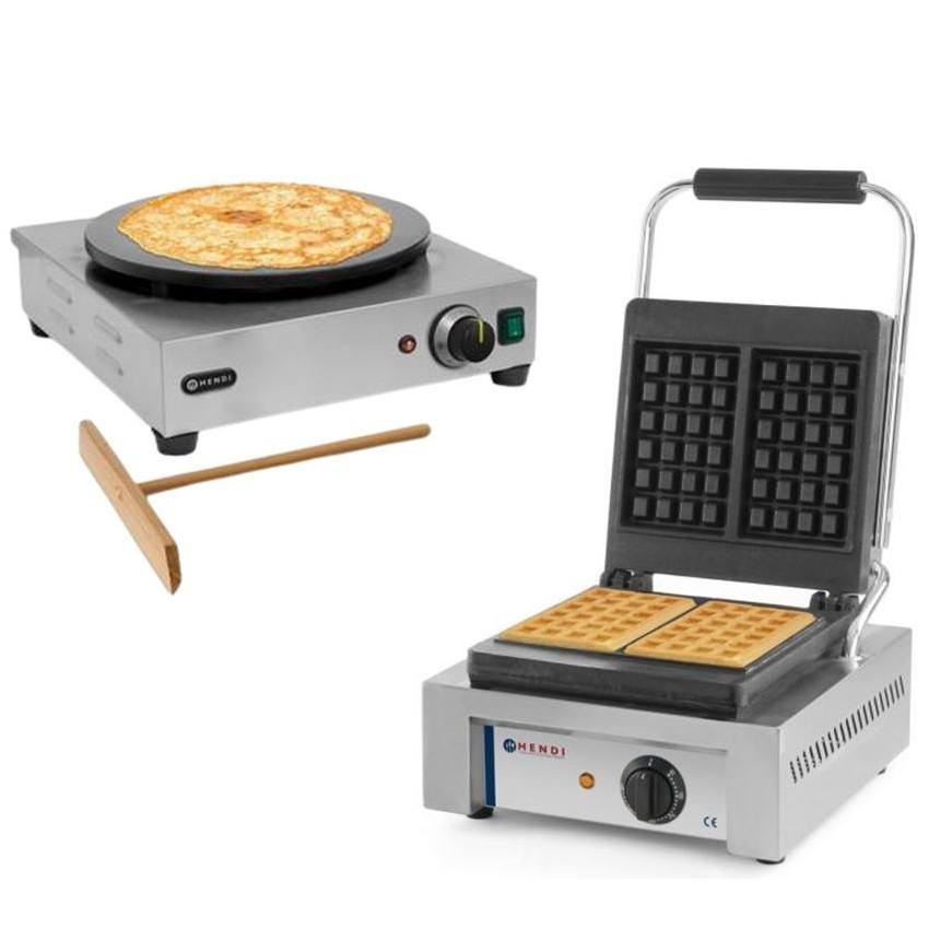 Ipari palacsintasütő, ipari gofrisütő waffelsütő